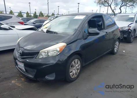 2012 Toyota Yaris Le z USA, uszkodzony, nr VIN JTDJTUD35CD503236